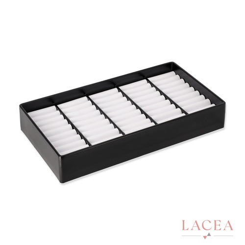 Plastic tray 5 spaces for stiff bracelets 427006